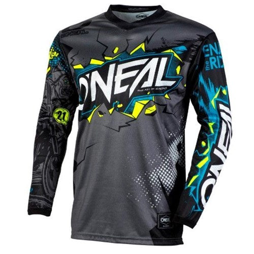 O'Neal Element 'Villain' Jersey Adult - Black/Multi