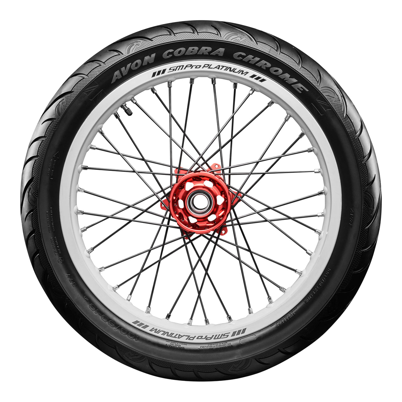 Avon Cobra Chrome 130/80B17 Front Tyre (65H Rating) AV91