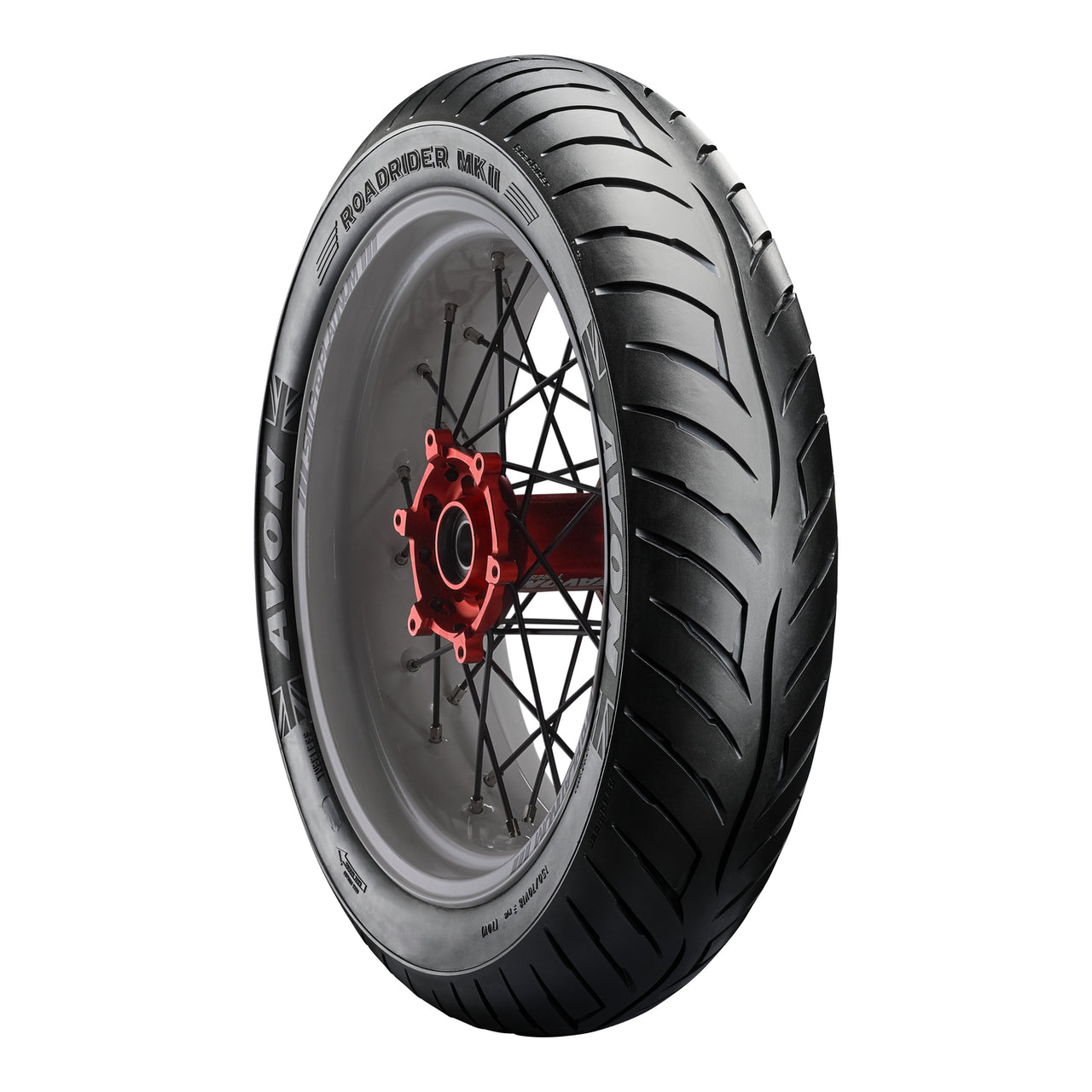 Avon Roadrider MKII 110/80-18 Front / Rear Tyre (58V Rating)