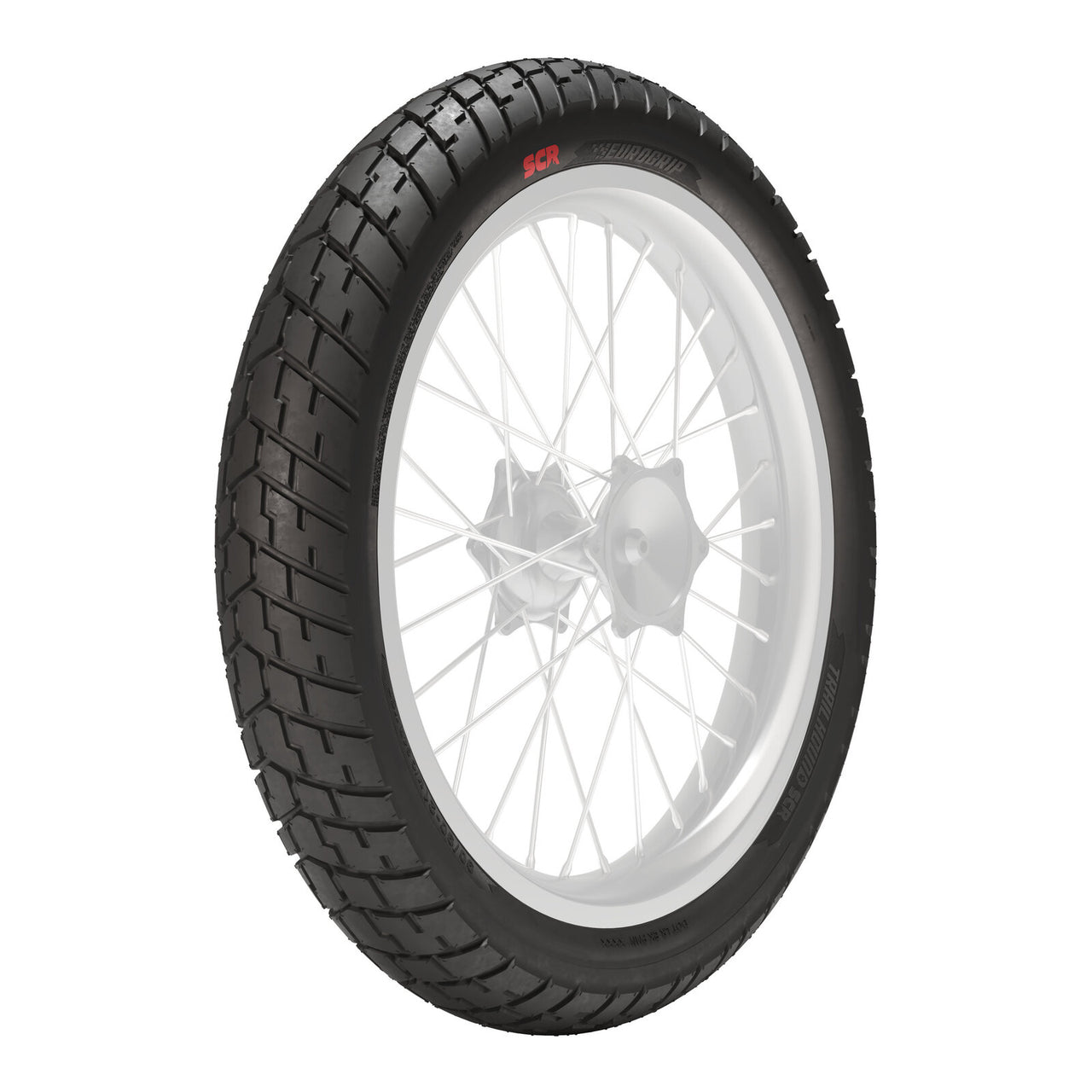 Eurogrip Trailhound SCR 100/90-19 Front Tubeless Tyre (57H Rating)
