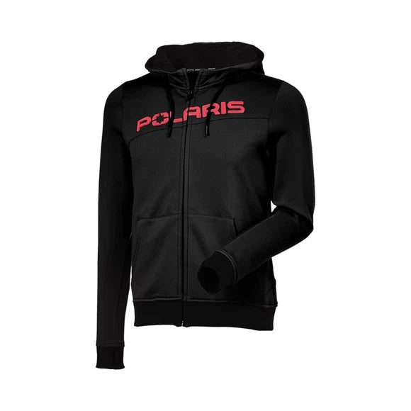 Polaris Women's Tech Full Zip up Hoodie, Black