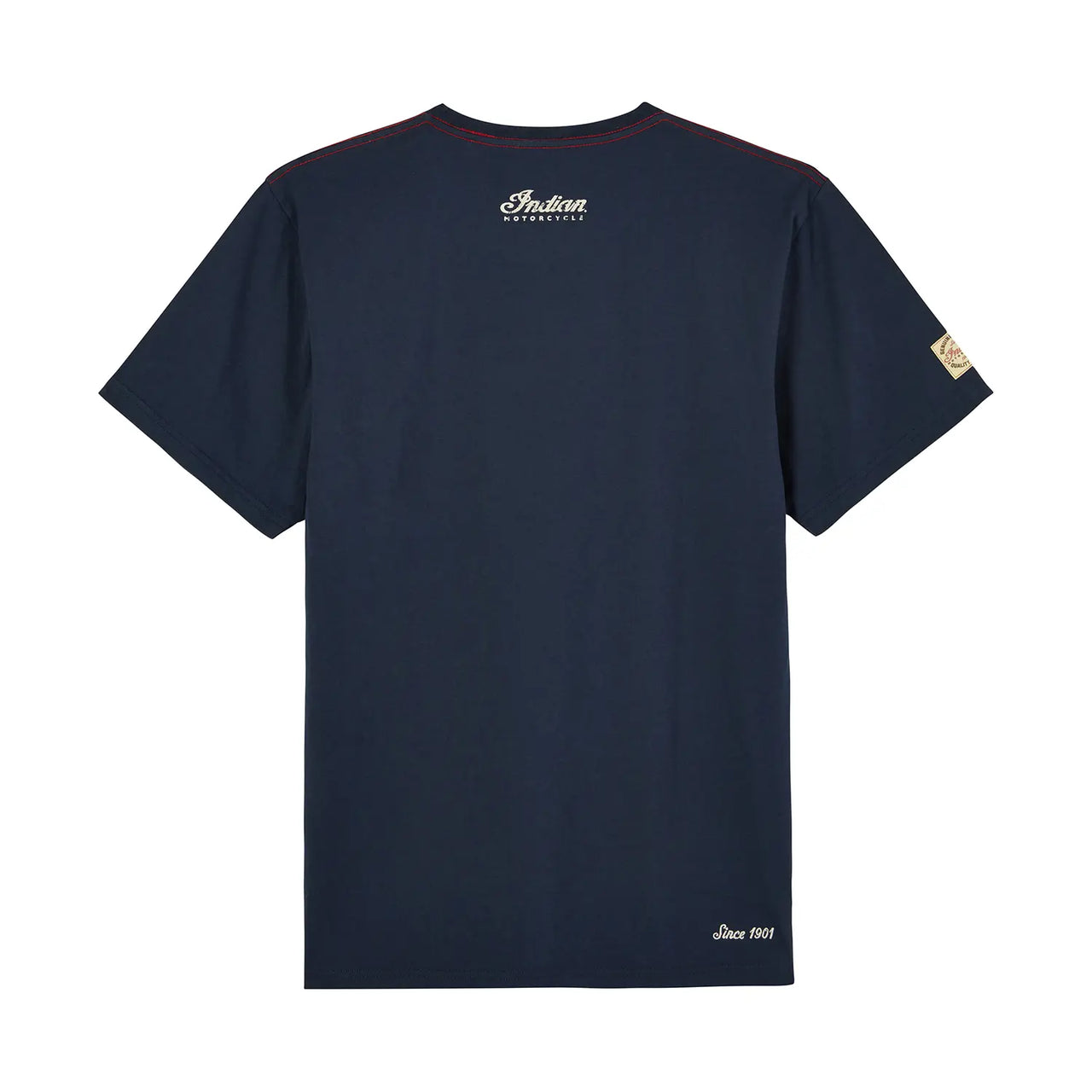 Indian Motorcycle Men's Faded Headdress Tee, Blue