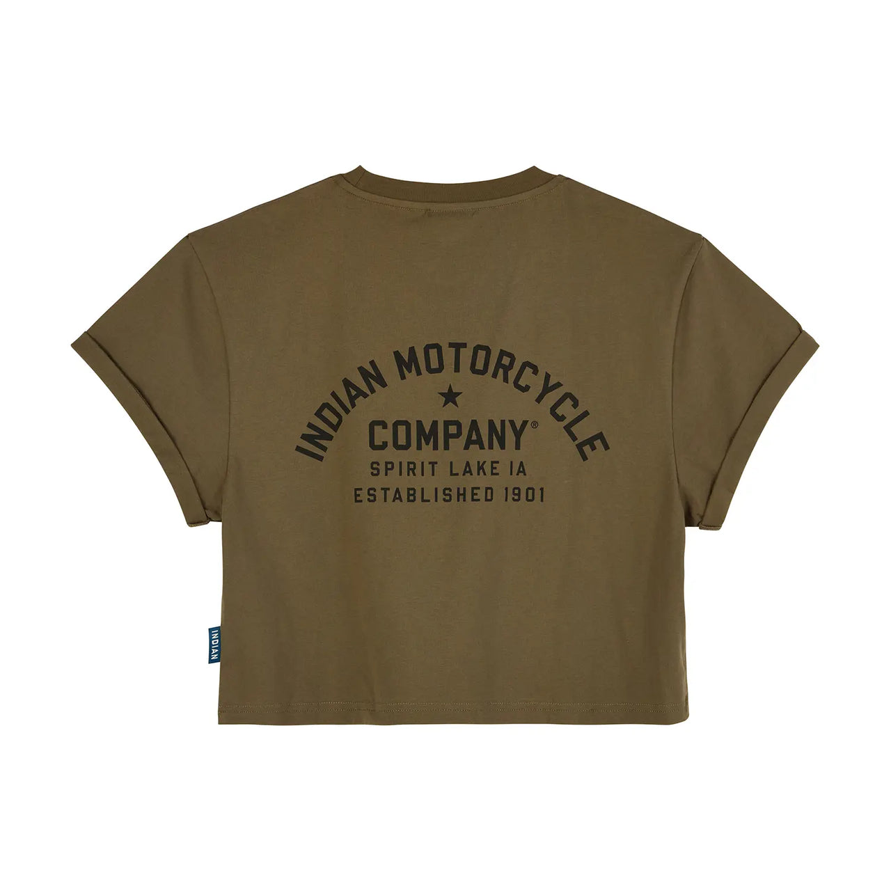 Indian Motorcycle Women’s 1901 IMC Pocket T-Shirt, Khaki