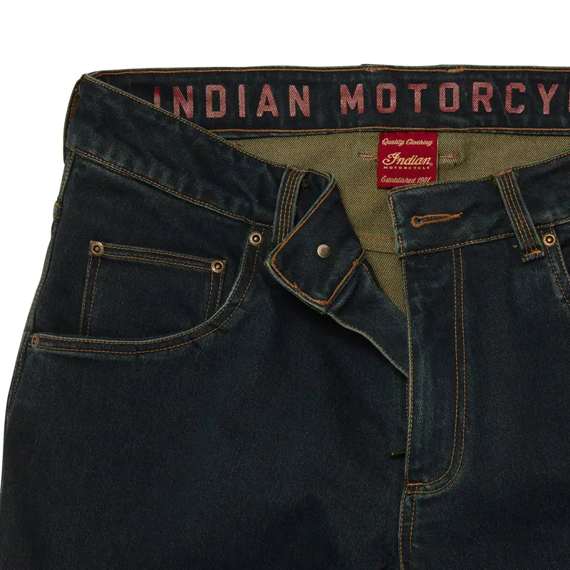 Indian Motorcycle (CE) Men's Riding Jean - Blue