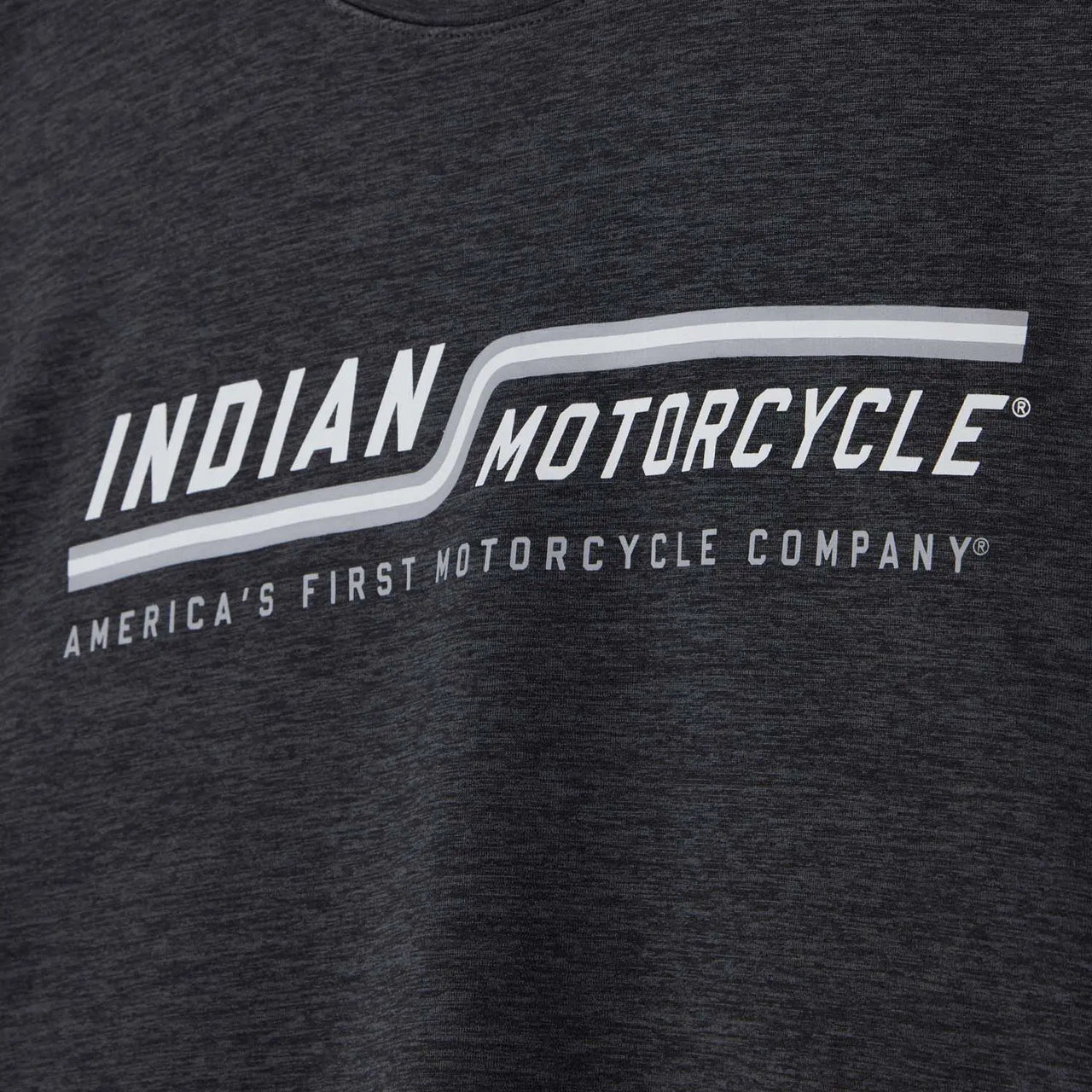 Indian Motorcycle Men's Line Graphic Athlete T-Shirt, Black