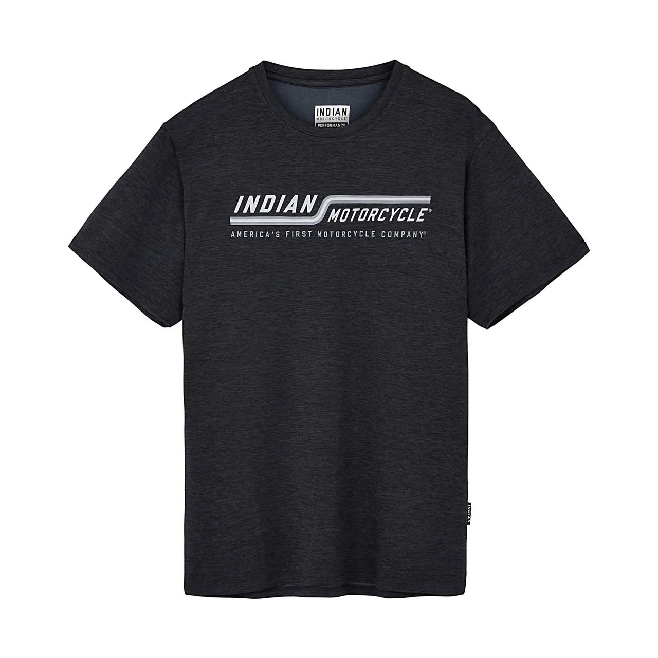 Indian Motorcycle Men's Line Graphic Athlete T-Shirt, Black