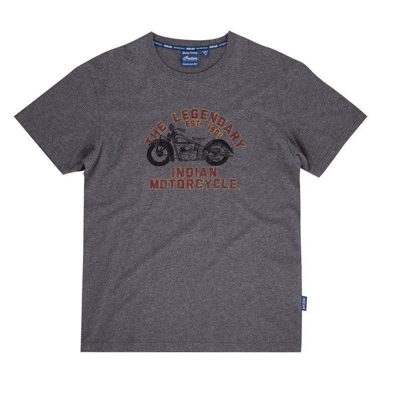 Indian Motorcycle Men’s Bike T-Shirt - Gray