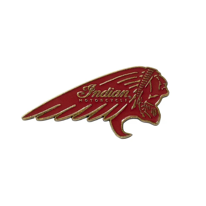 Indian Motorcycle Metal Bottle Opener, Antique Brass
