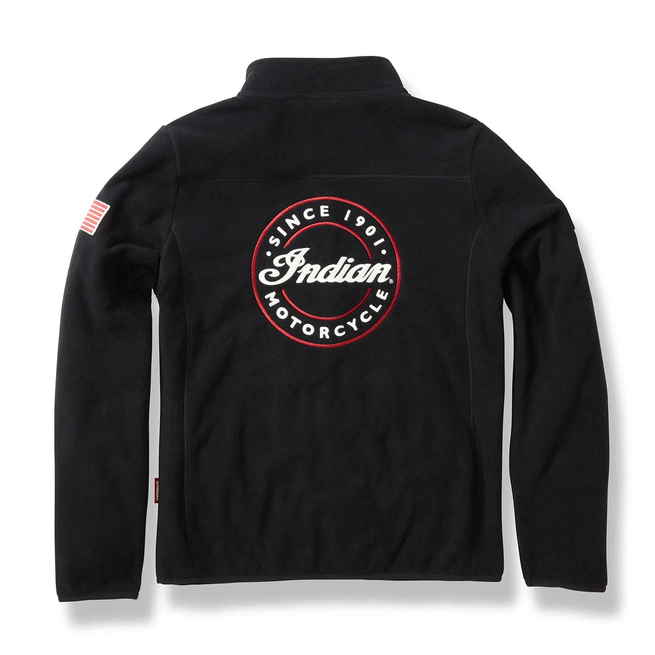 Indian Motorcycle Women's Zip Thru Fleece, Black