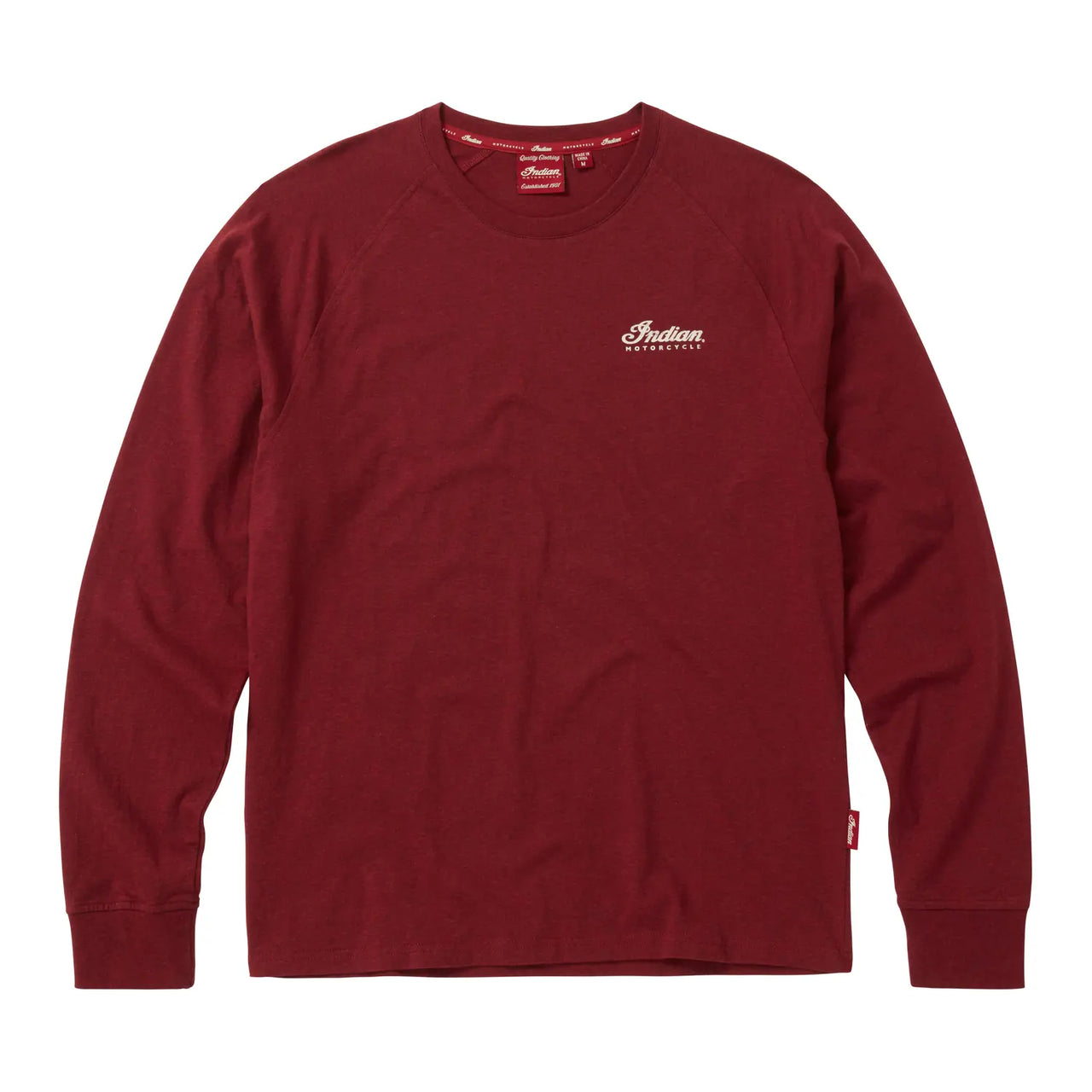 Indian Motorcycle Men's I Icon Long Sleeve T-Shirt, Port
