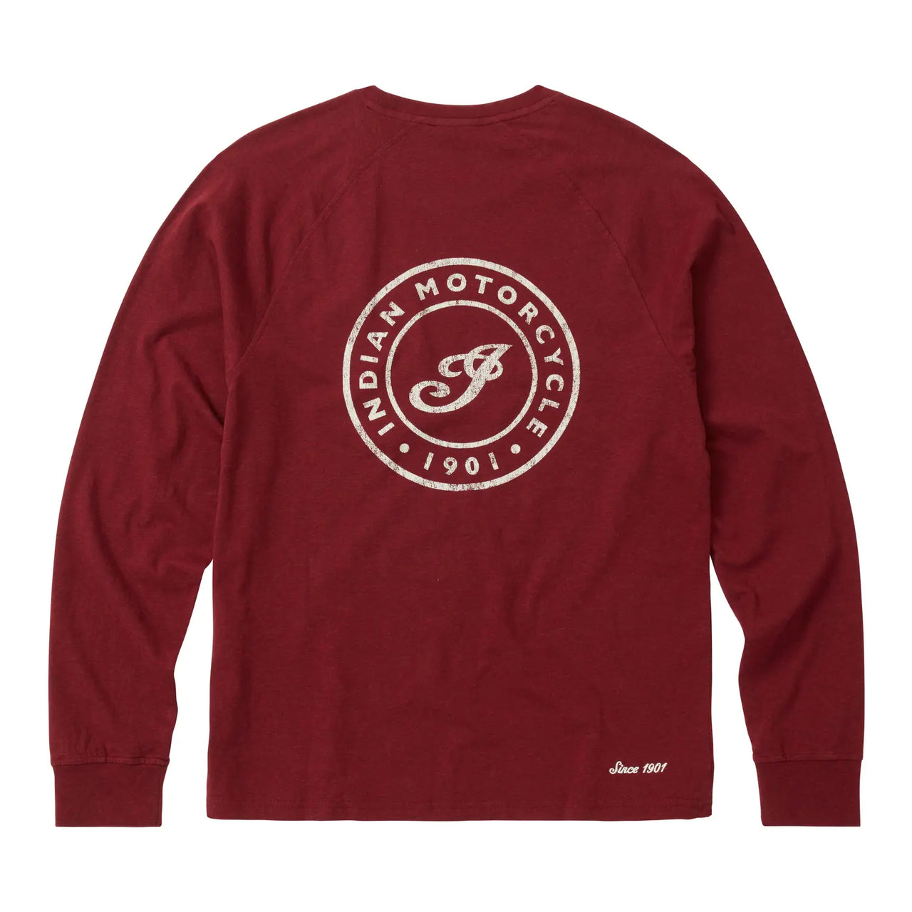 Indian Motorcycle Men's I Icon Long Sleeve T-Shirt, Port