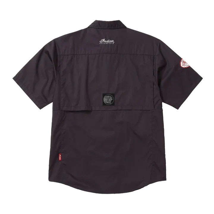 Indian Motorcycle Men's Vented Shirt - Black