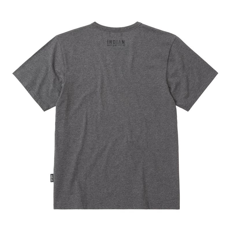 Indian Motorcycle Men's Marl T-Shirt, Charcoal
