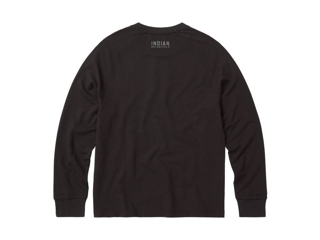 Indian Motorcycle Graphic Long Sleeve T-shirt - Black