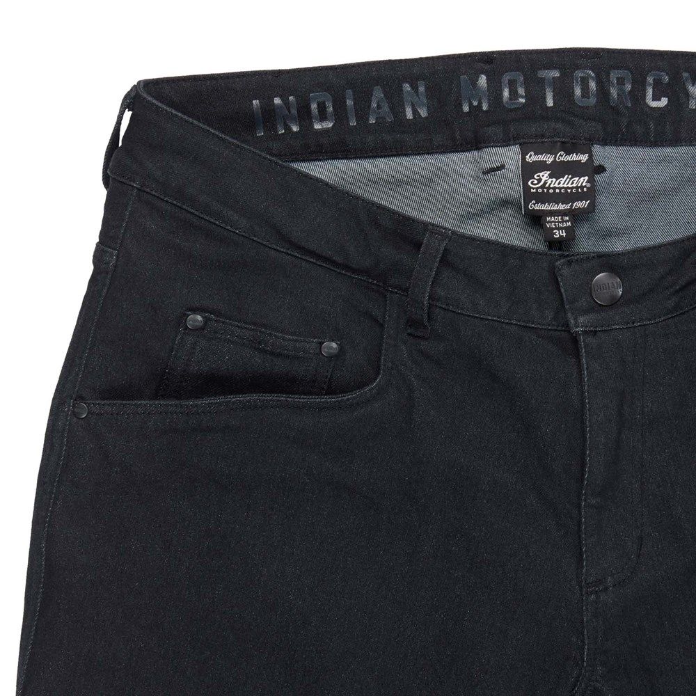 Indian Motorcycle Men's Riding Jeans - Black