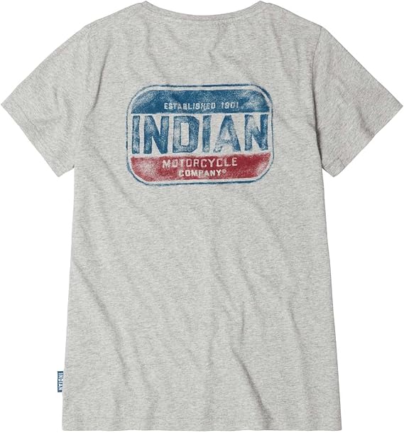 Indian Motorcycle Women's Indian Sign T-Shirt - Graya