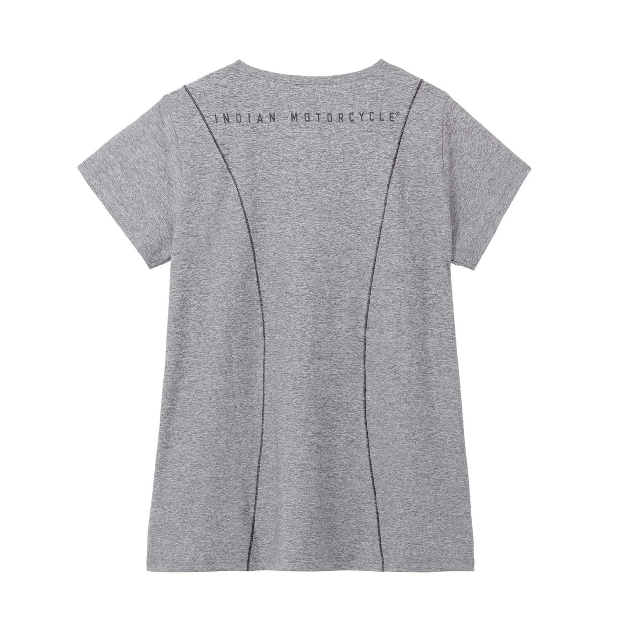 Indian Motorcycle Women's Fluid Athlete T-Shirt, Gray