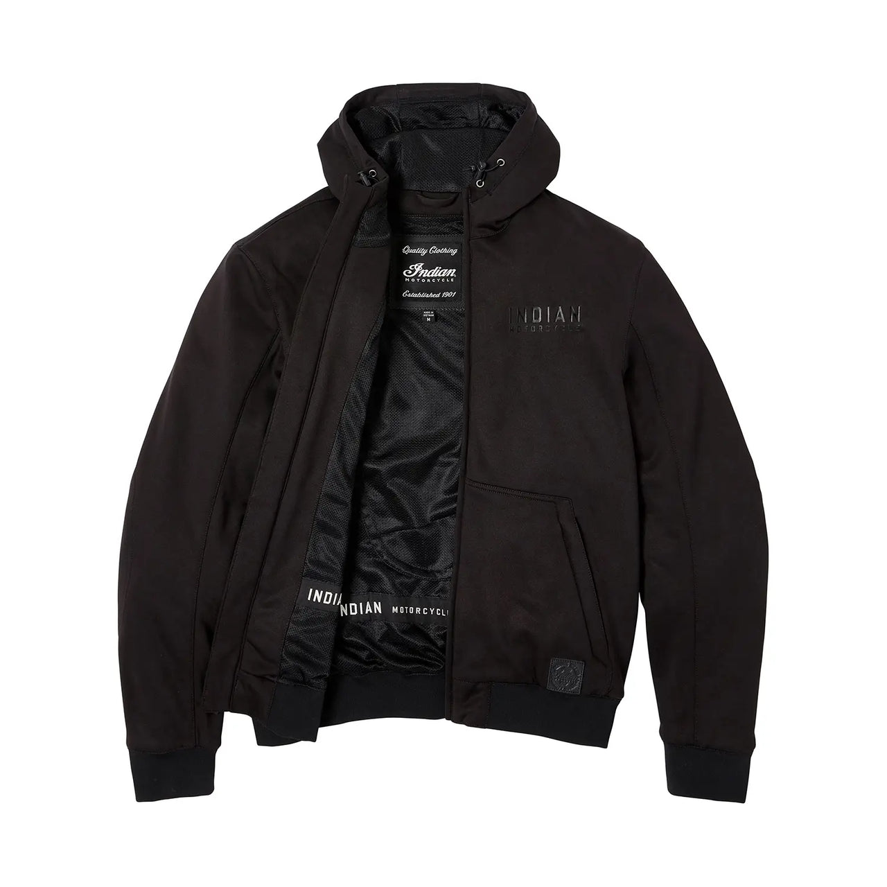 Indian Motorcycle Men's Alameda Riding Hoodie, Black