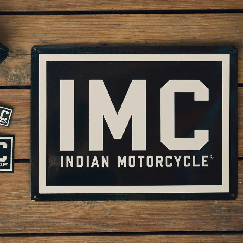 Indian Motorcycle Rectangle IMC Sign