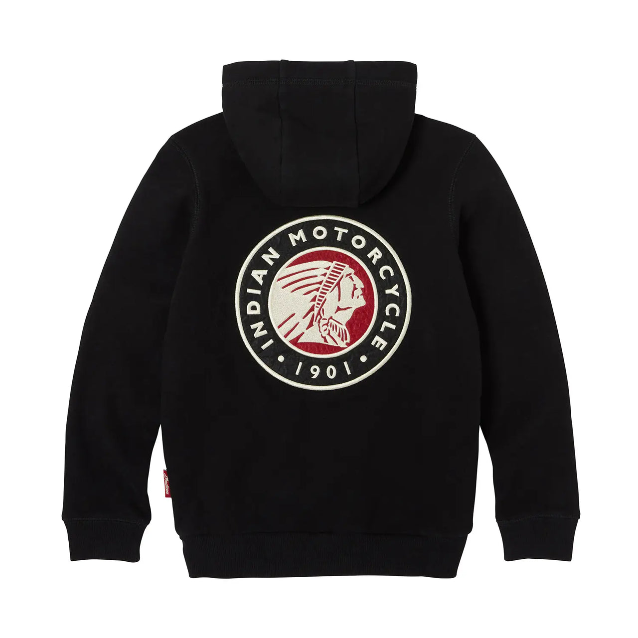 Indian Motorcycle Youth Applique Headdress Hoodie, Black