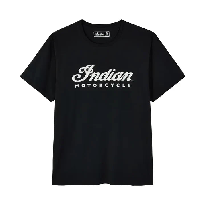 Indian Motorcycle Men's Essential Script Logo T-Shirt, Black
