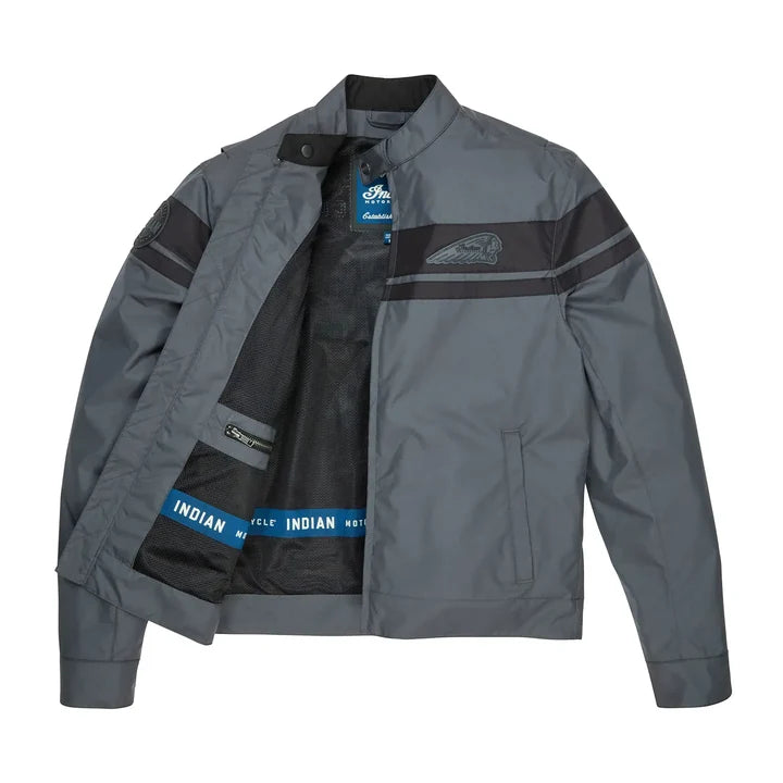 Indian Motorcycle Men's Dominion Jacket, Gray