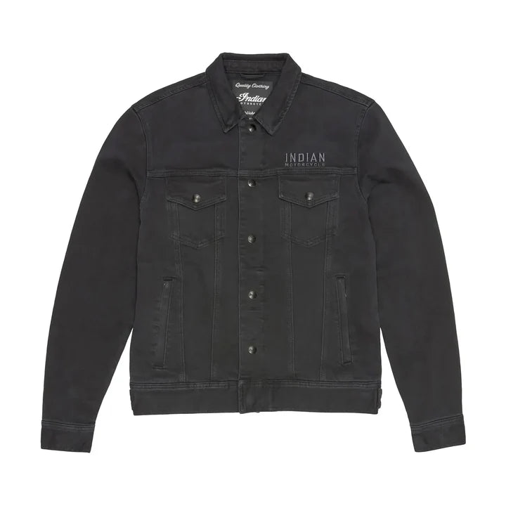 Indian Motorcycle Men's Rockingham Denim Jacket, Black