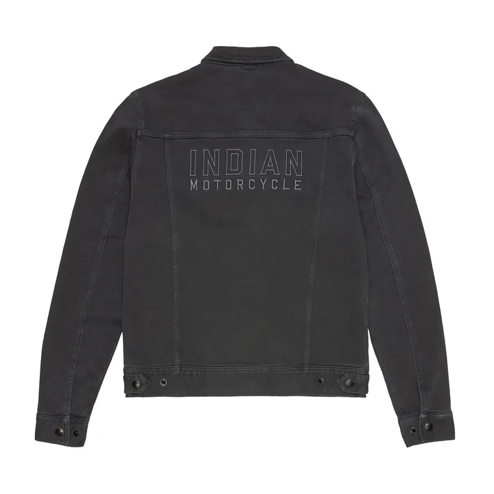 Indian Motorcycle Men's Rockingham Denim Jacket, Black