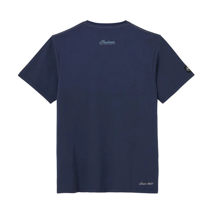 Indian Motorcycle Men's Original Spirit Lake T-Shirt, Navy