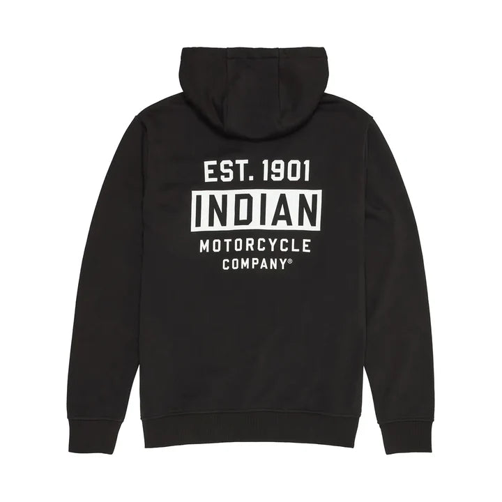 Indian Motorcycle Men's Est 1901 Indian Motorcycle Hoodie, Black