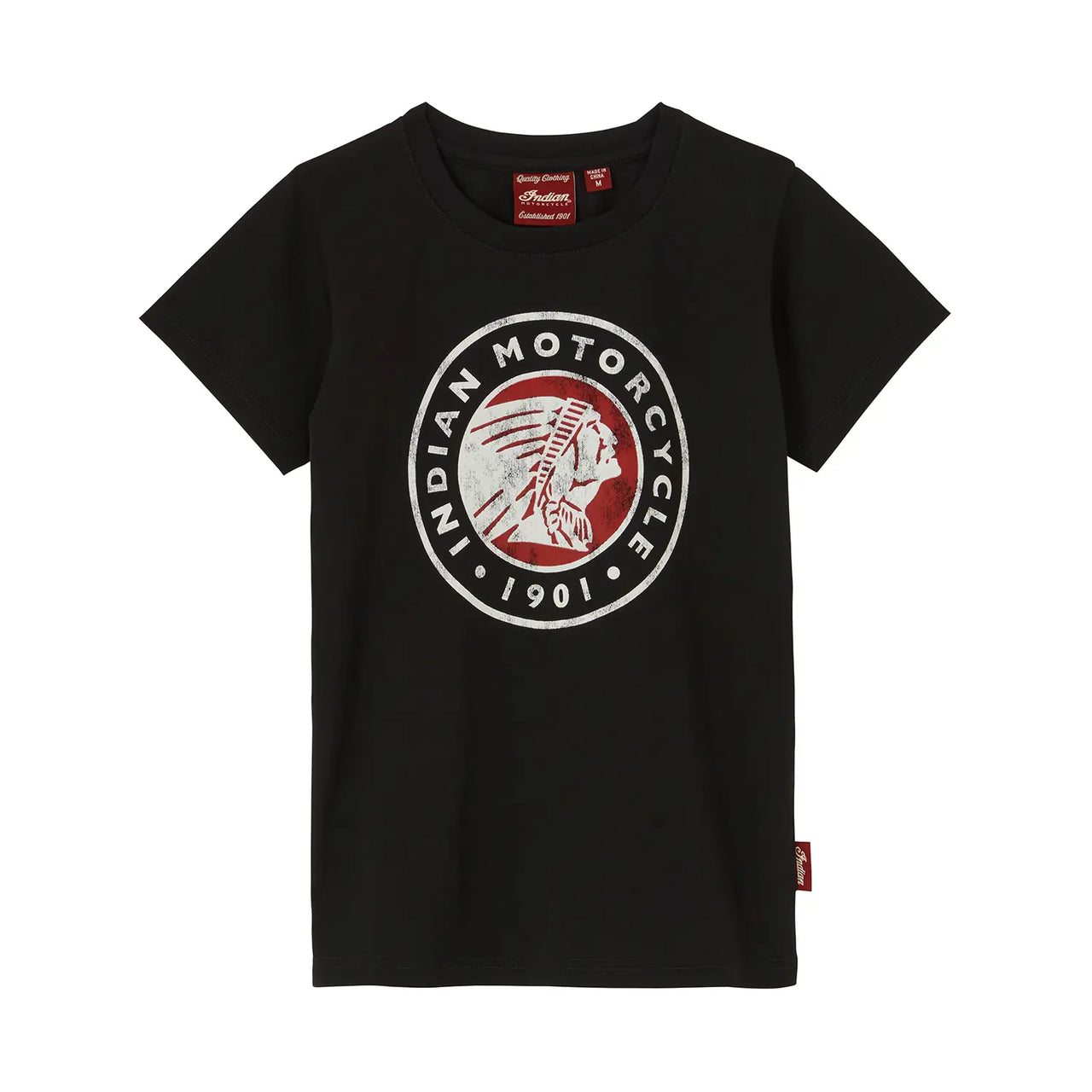 Indian Motorcycle Youth Headdress Icon T-Shirt, Black