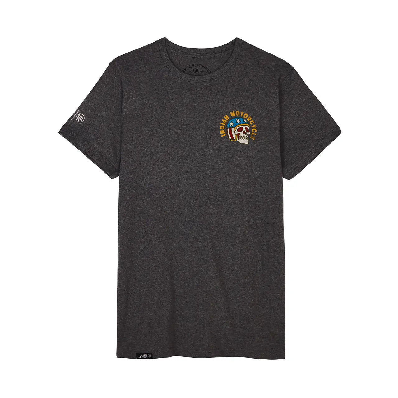 Indian Motorcycle x Hart & Huntington Men's IMC X HH Speed Shop T-shirt, Gray