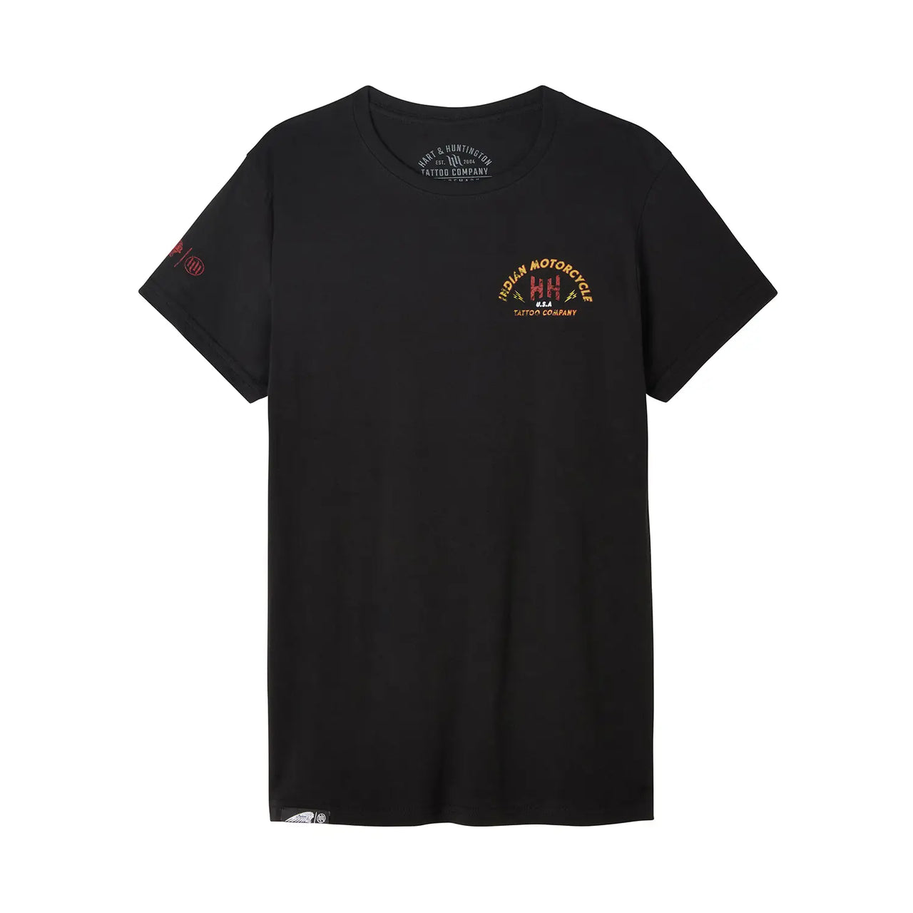 Indian Motorcycle x Hart & Huntington Men's IMC X HH Spark Plug T-shirt, Black