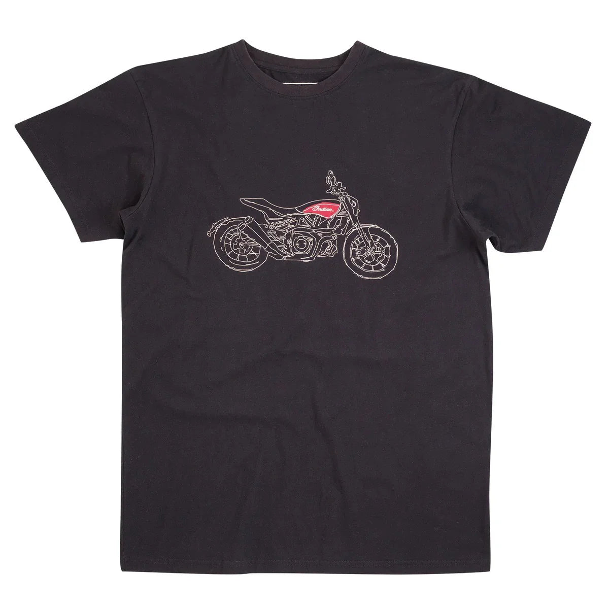 Indian Motorcycle Men's FTR Bike Sketch TEE