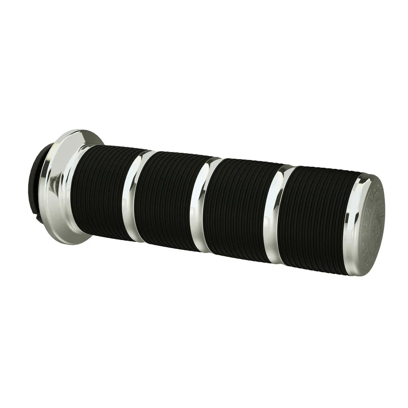 Indian Motorcycle Select Handlebar Grips, Pair -Chrome