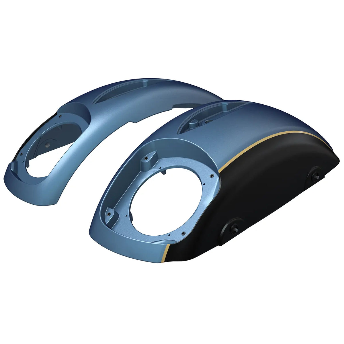 Indian Motorcycle PowerBand Audio Classic Saddlebag Speaker Lids, Pair
