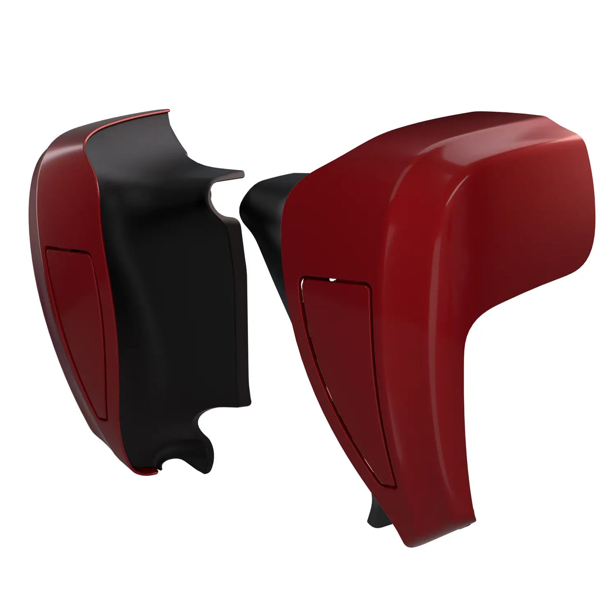 Indian Motorcycle Hard Lower Fairings, Pair (Black Smoke)