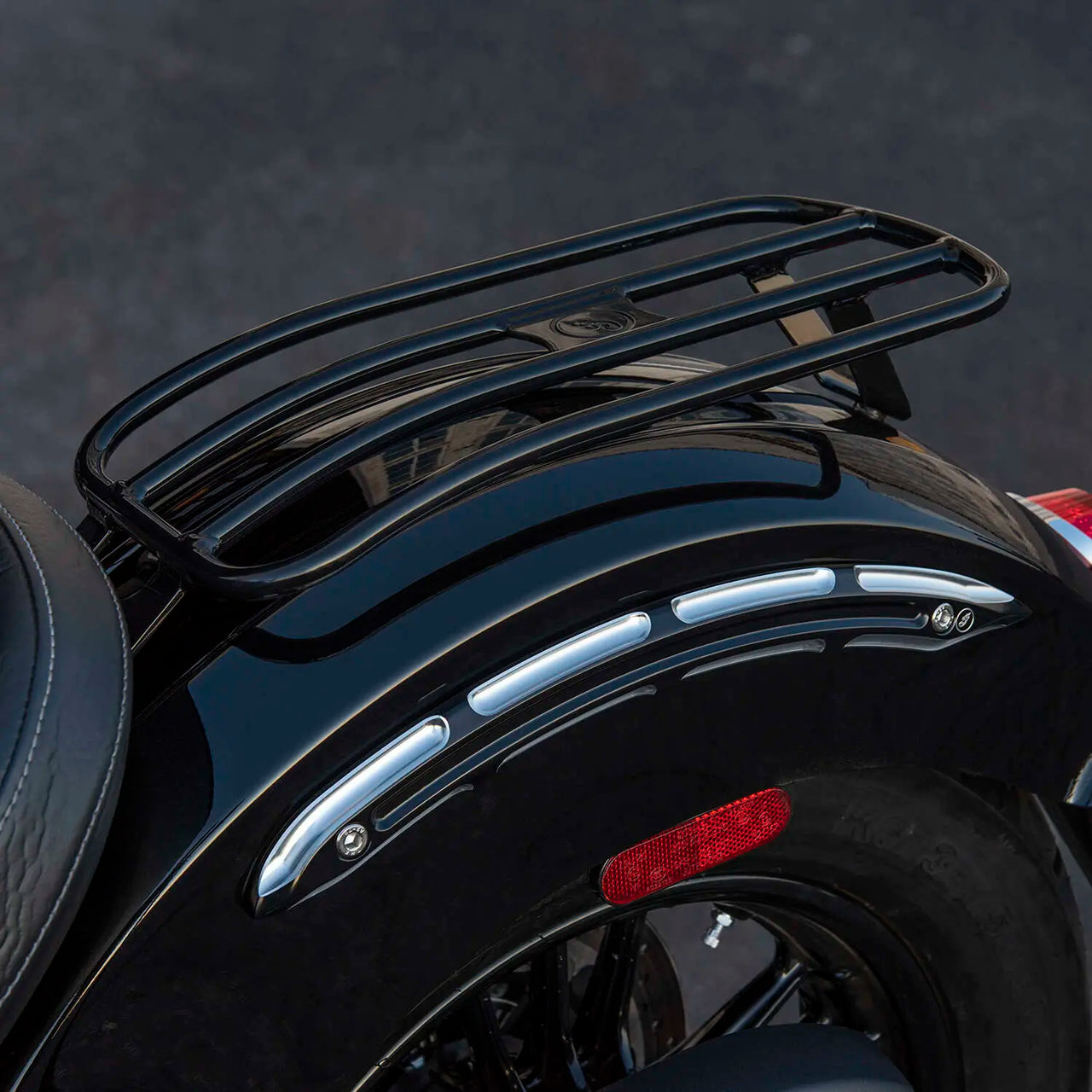 2015-2024 Indian Scout Solo Luggage Rack (Thunder Black)