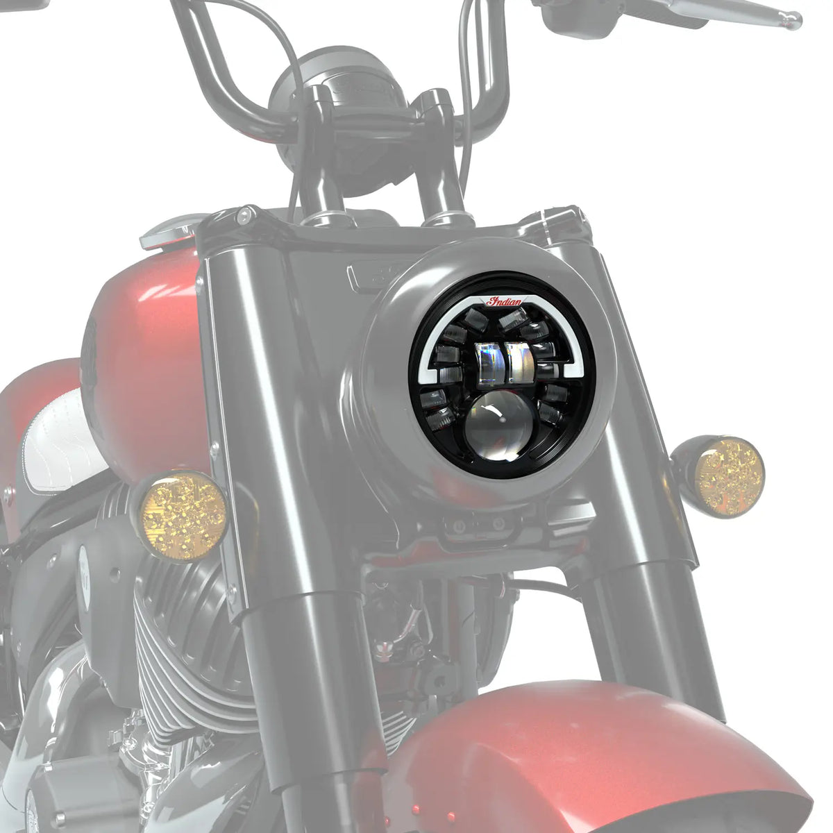 Indian Motorcycle Pathfinder Adaptive Headlight, Black