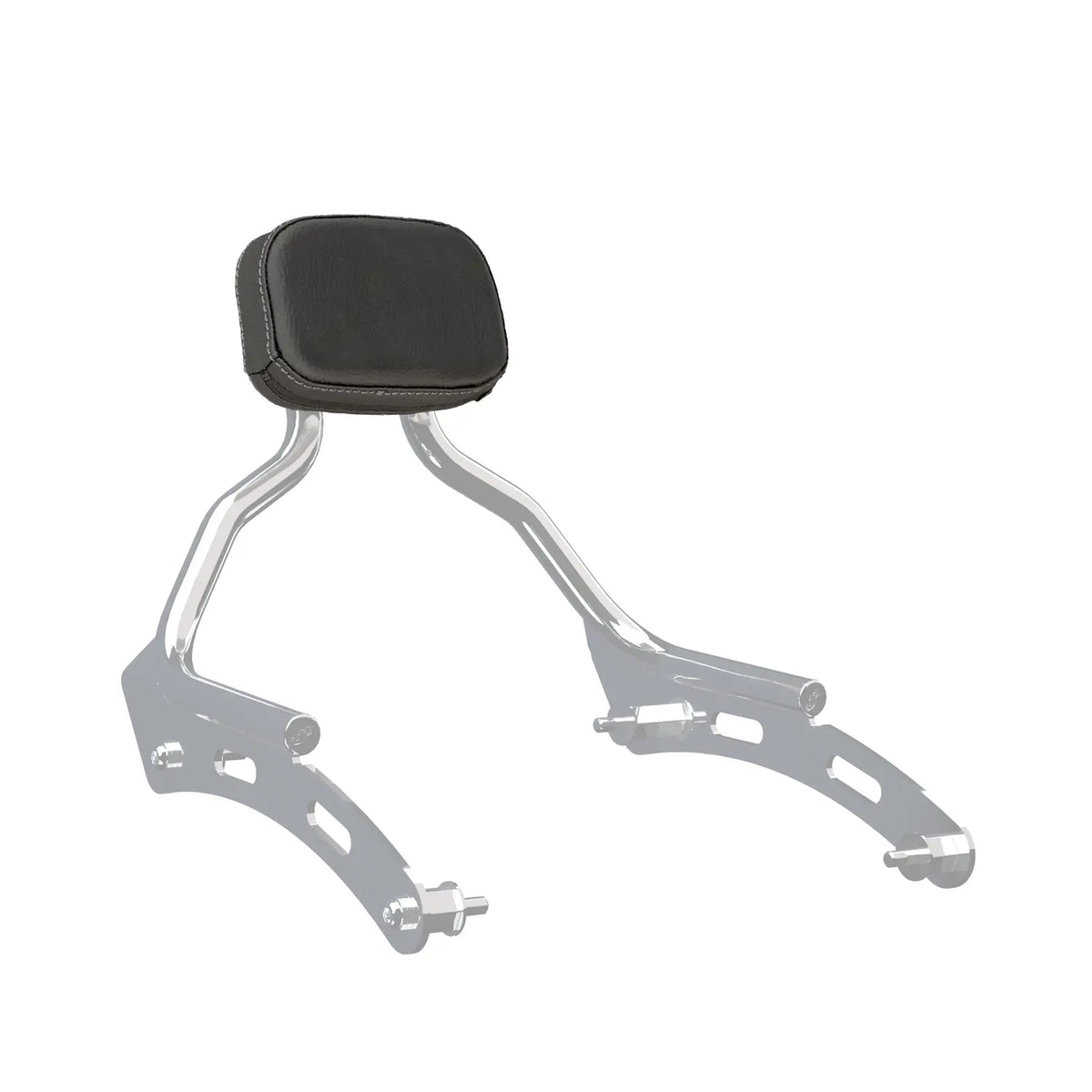 Indian Motorcycle Syndicate Low Profile Passenger Backrest Pad, Gray