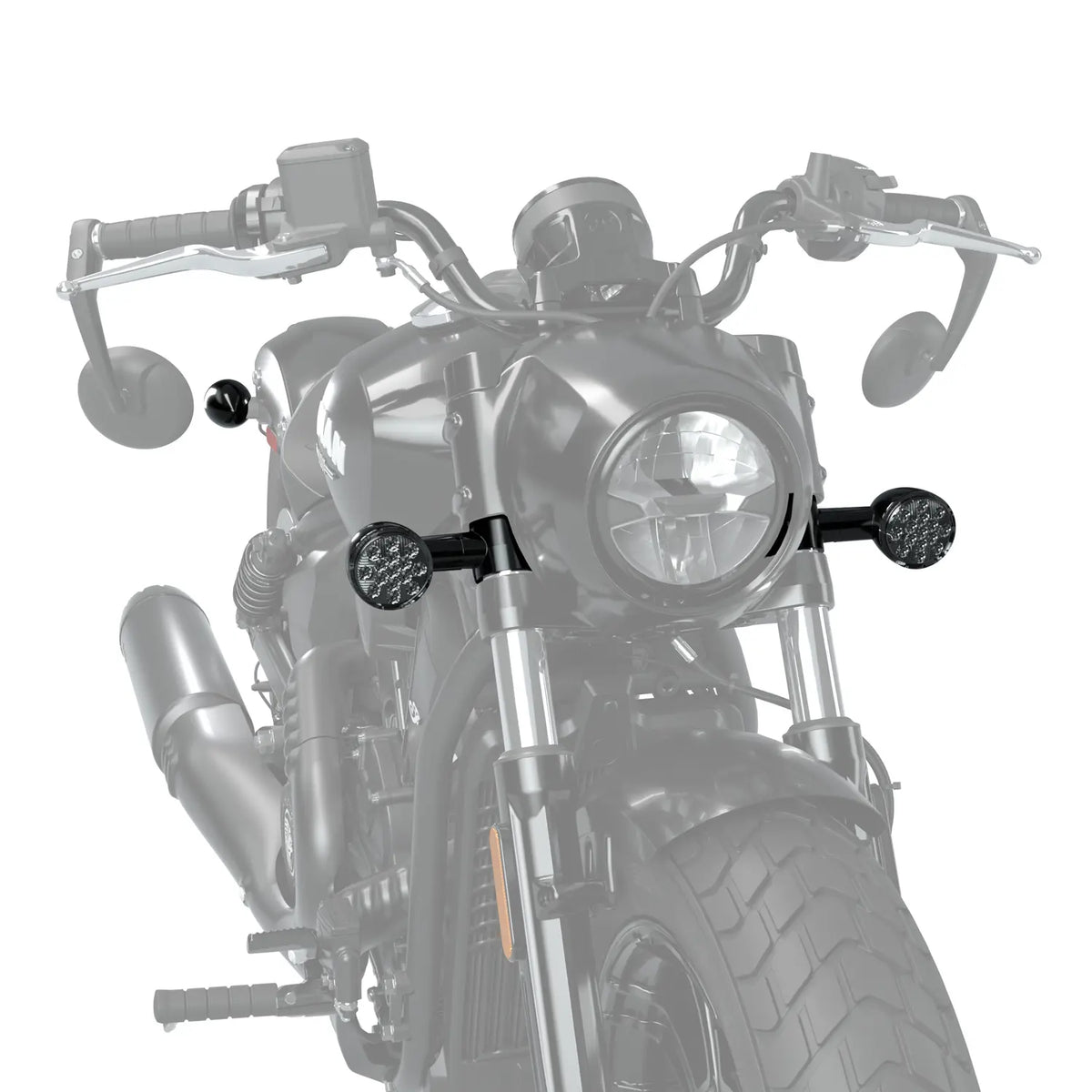 Indian Motorcycle Scout Smoked Turn Signals