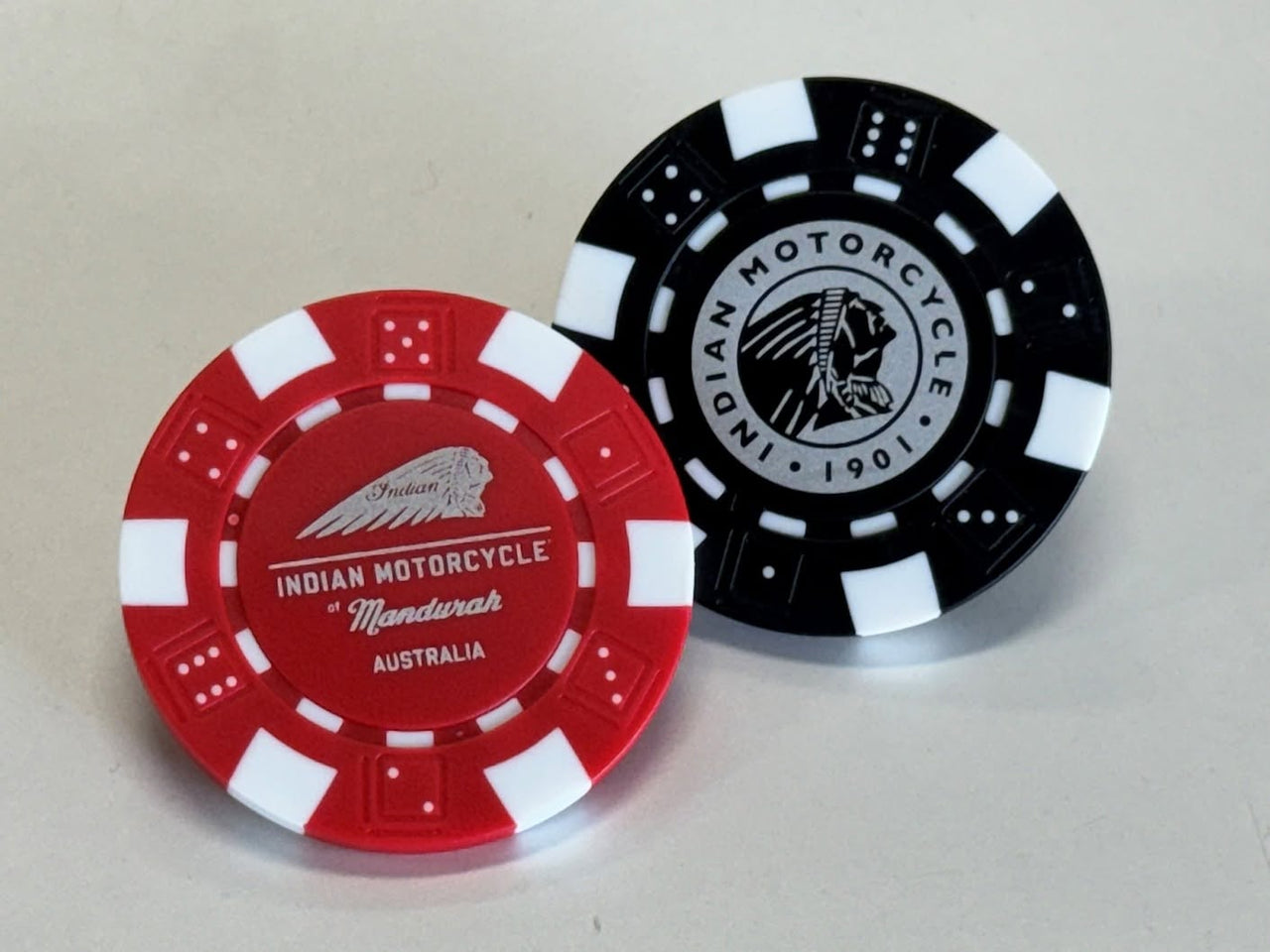 Indian Motorcycle Mandurah Collectable Pocker Chip