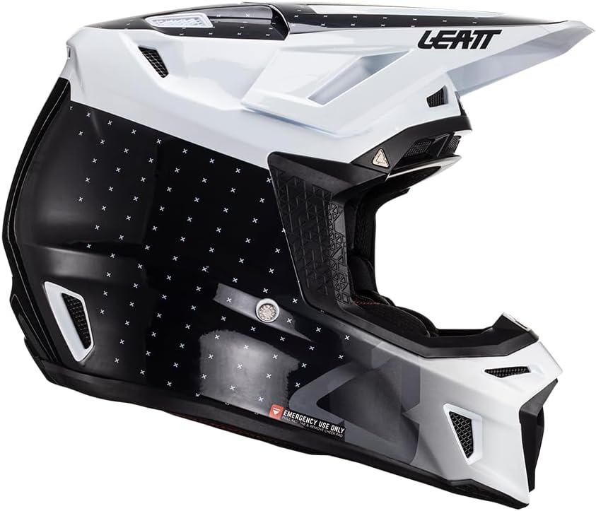 Leatt 8.5 Helmet Kit w/Googles Adult - Black/White