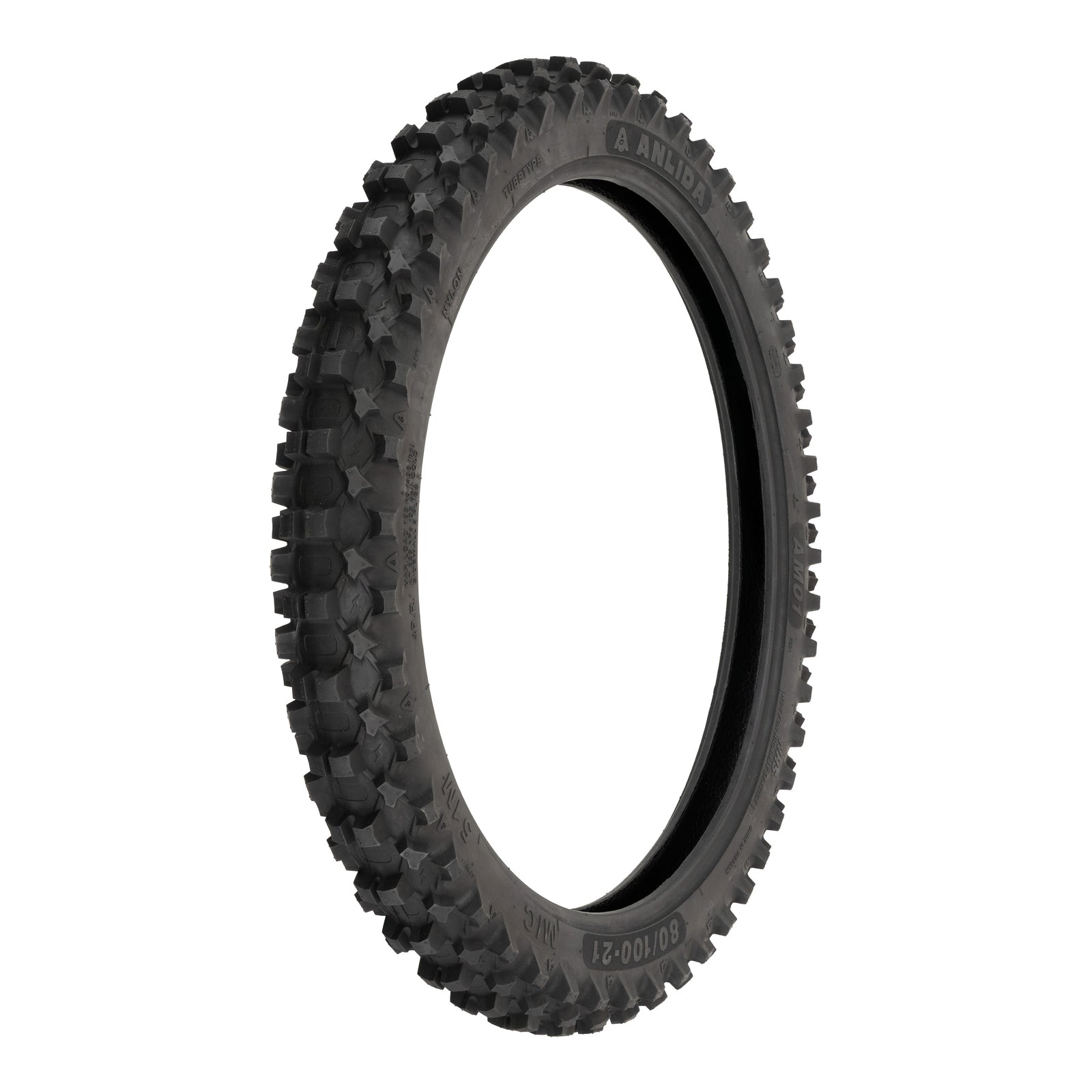 Anlida AM01 Tyre Set 80/100-21 Front & 100/100-18 Rear (NHS)