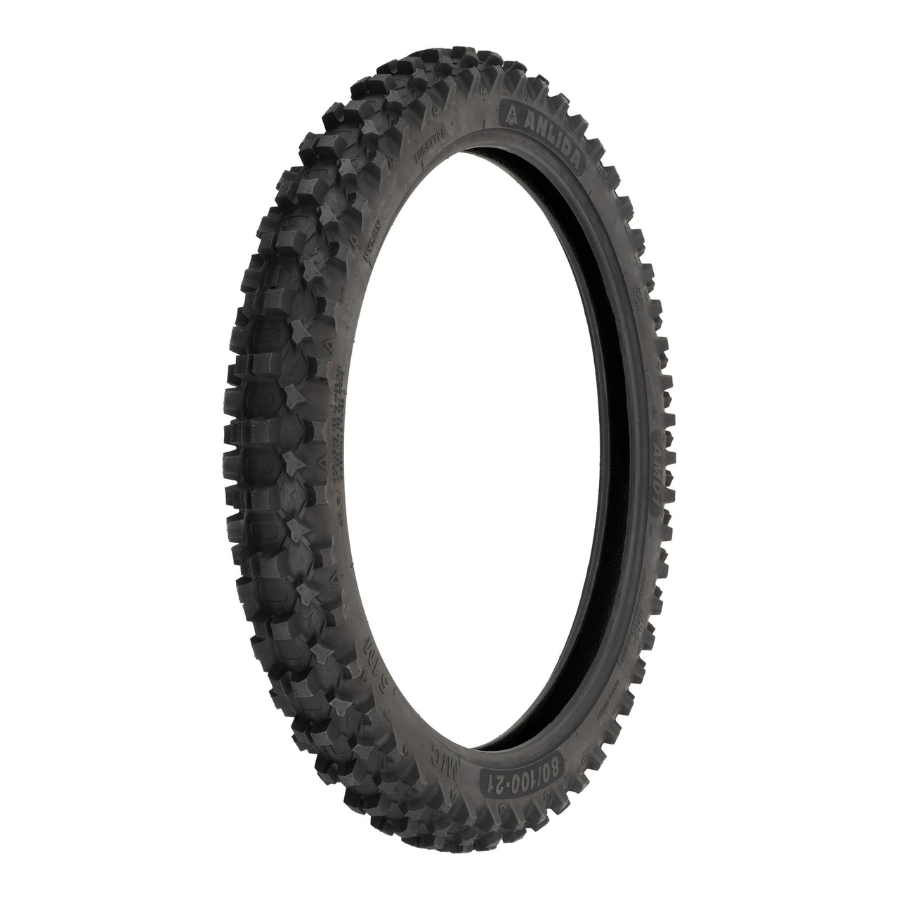 Anlida AM01 Tyre Set 80/100-21 Front & 110/100-18 Rear (NHS)