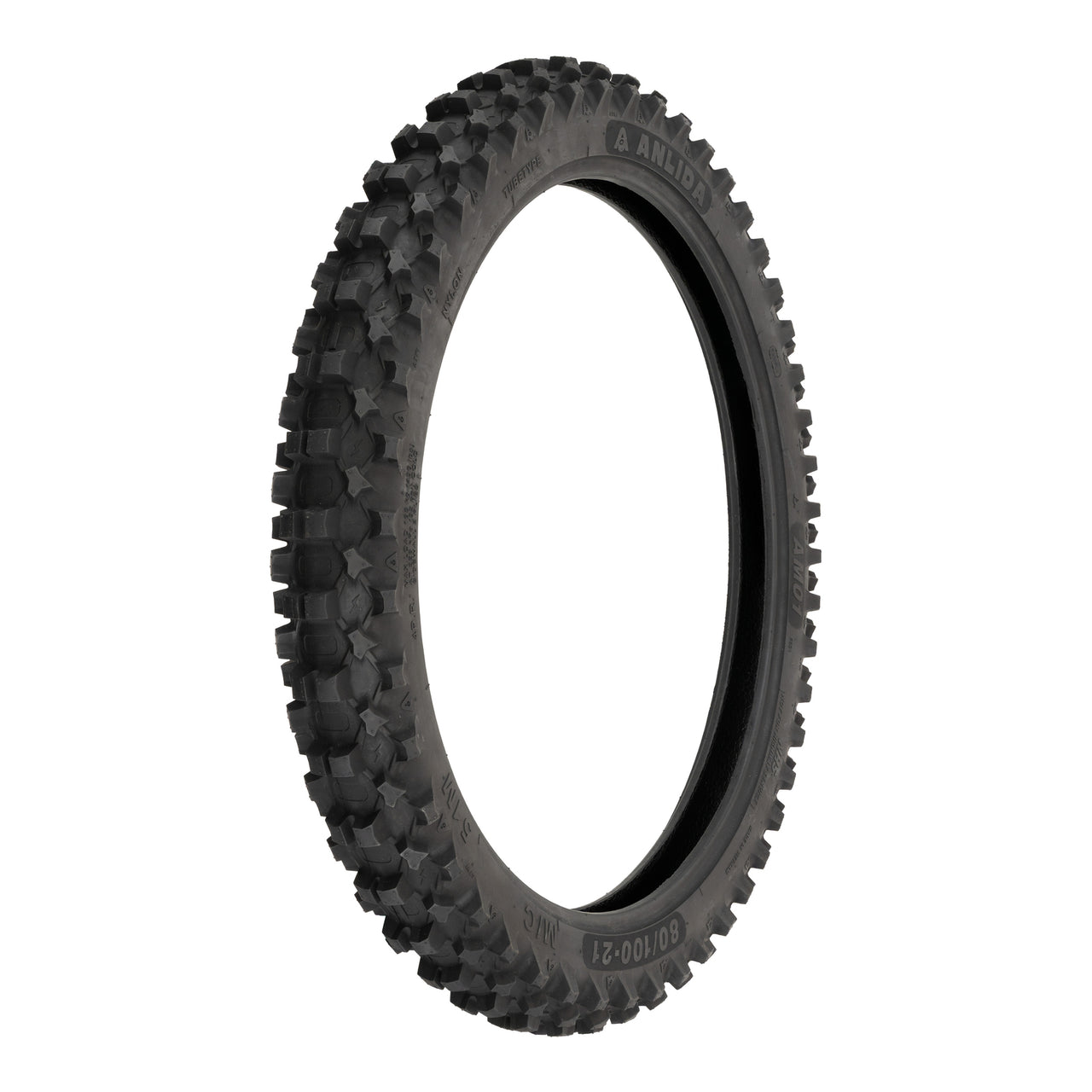 Anlida AM01 Tyre Set 80/100-21 Front & 100/90-19 Rear (NHS)