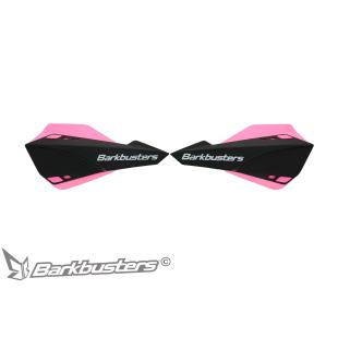 Barkbusters Sabre Handguard - MX/Enduro Black with Pink