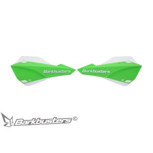 Barkbusters Sabre Handguard - MX/Enduro Green with White