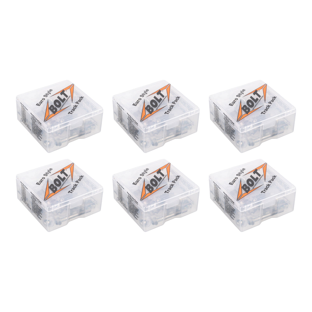 Bolt Euro Style Track Pack - 6 Kits in POP Display