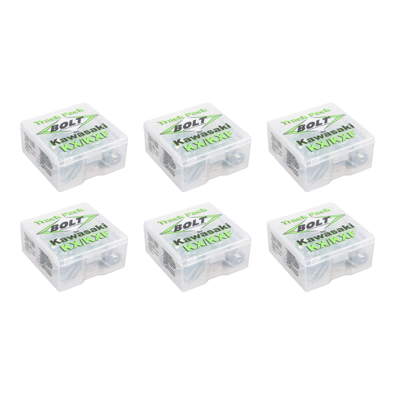 Bolt Track Pack for Kawasaki - 6 Kits Display